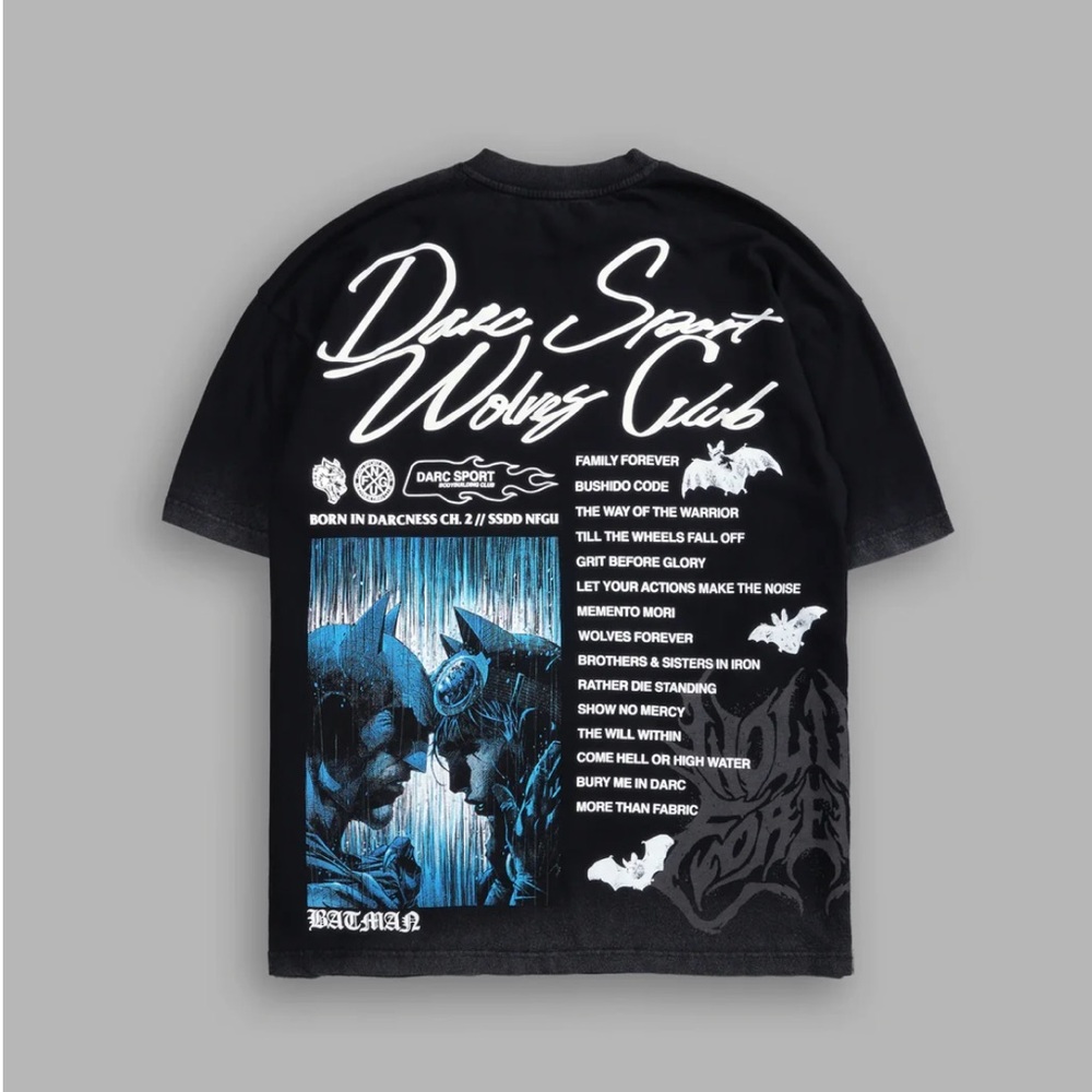 NEVER FORGET "PREMIUM" OVERSIZED TEE IN BLACK